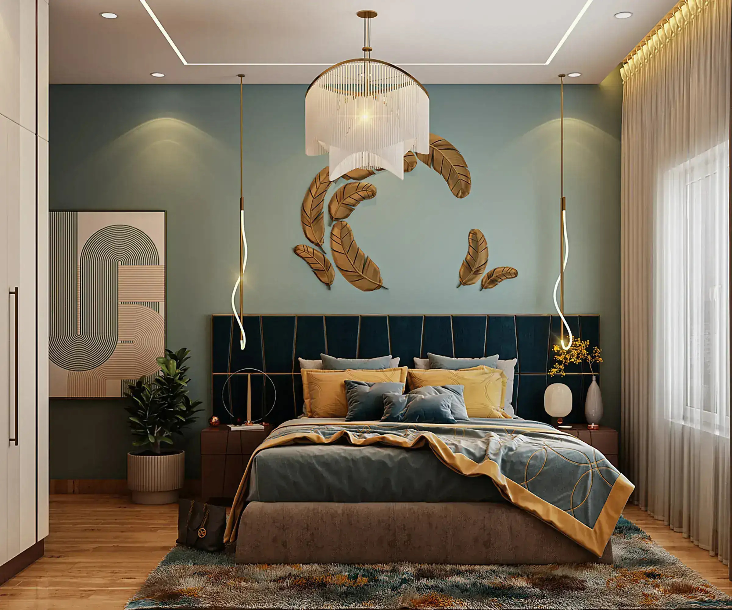 Master bedroom interior design Bangalore